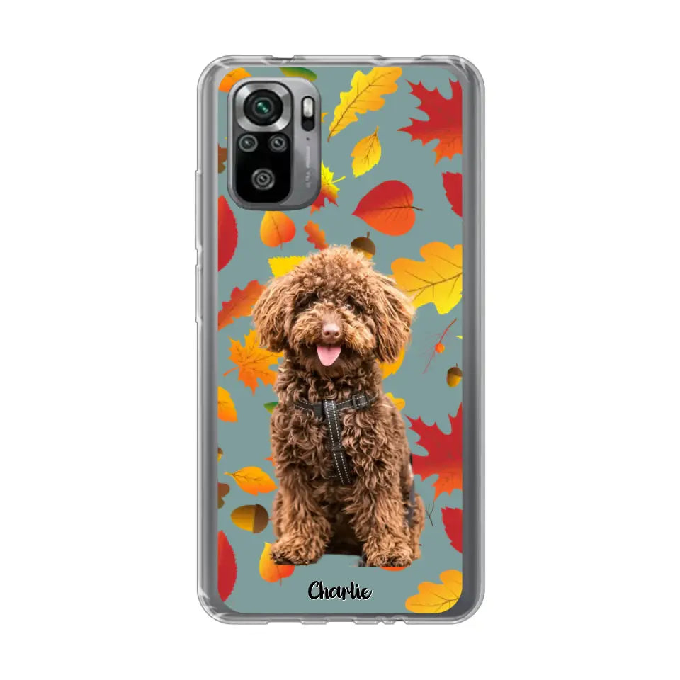 Feuilles A'automne Avec Photo - Coque De Téléphone Personnalisée - Android