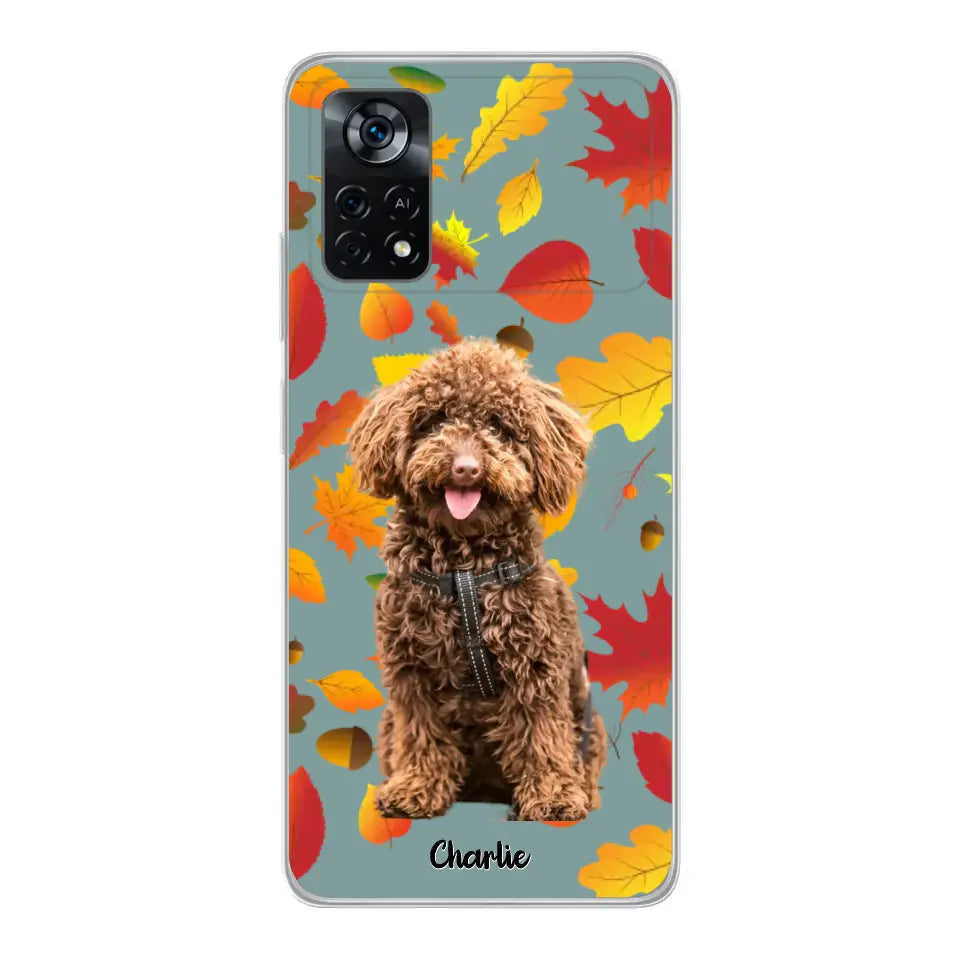 Feuilles A'automne Avec Photo - Coque De Téléphone Personnalisée - Android