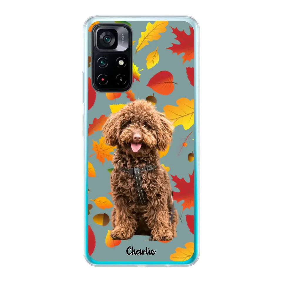Feuilles A'automne Avec Photo - Coque De Téléphone Personnalisée - Android