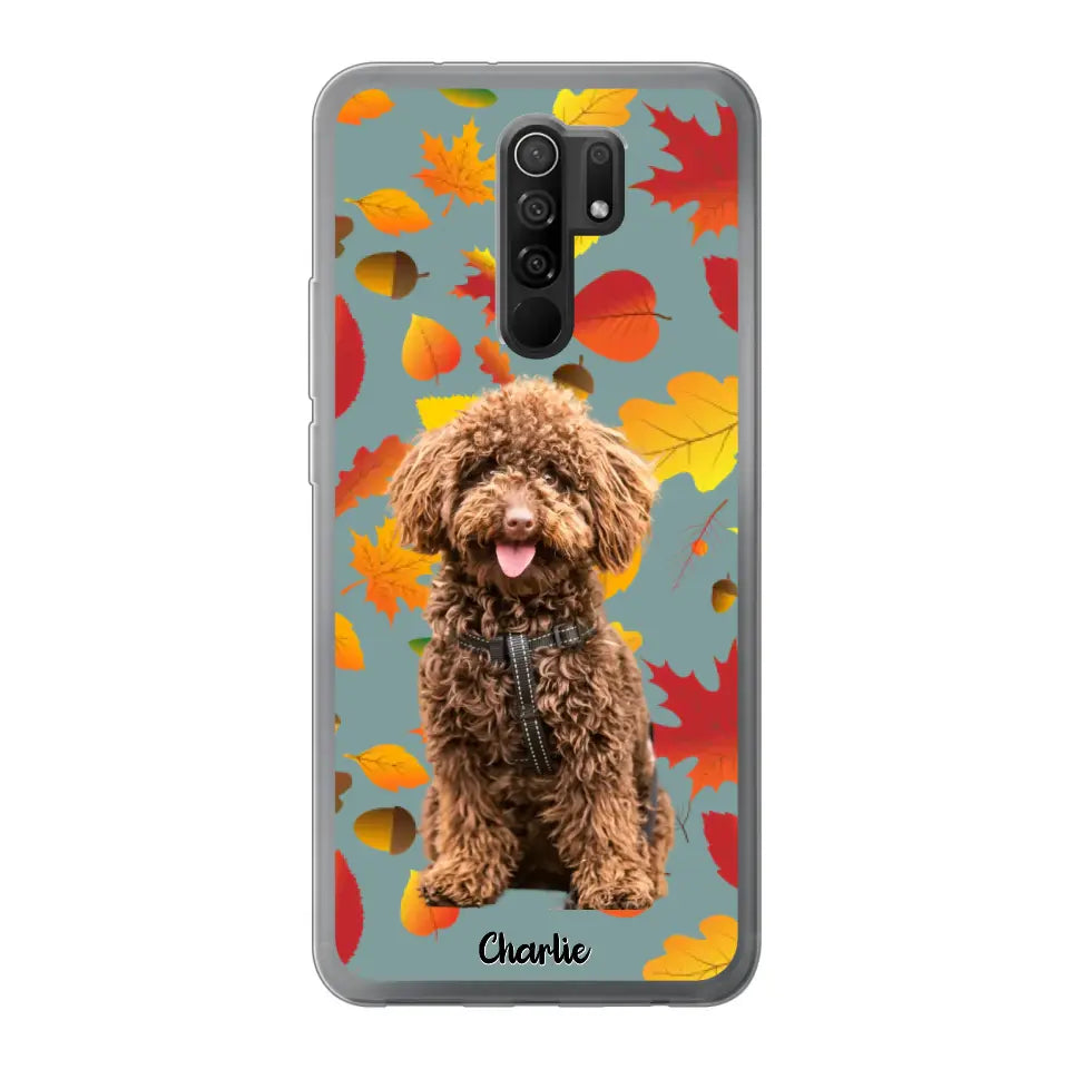 Feuilles A'automne Avec Photo - Coque De Téléphone Personnalisée - Android