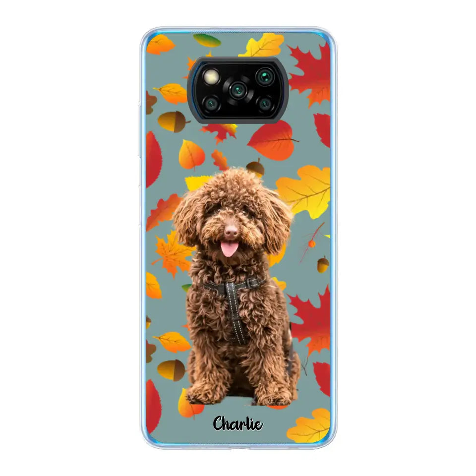 Feuilles A'automne Avec Photo - Coque De Téléphone Personnalisée - Android
