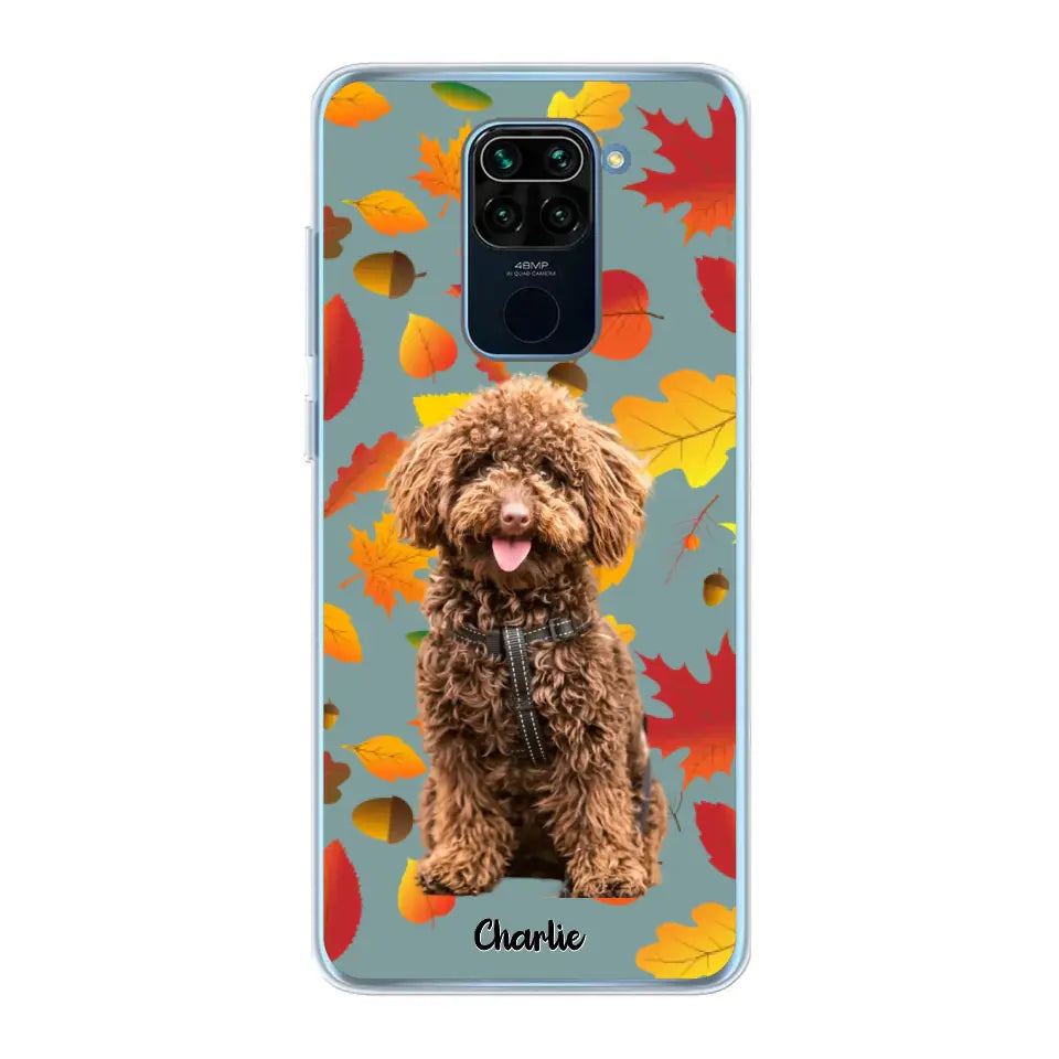 Feuilles A'automne Avec Photo - Coque De Téléphone Personnalisée - Android
