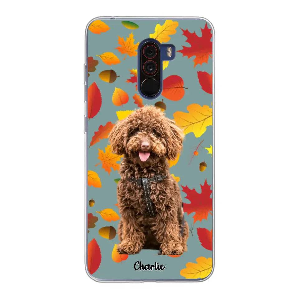 Feuilles A'automne Avec Photo - Coque De Téléphone Personnalisée - Android