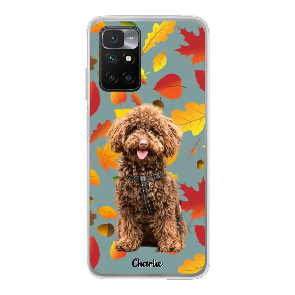 Feuilles A'automne Avec Photo - Coque De Téléphone Personnalisée - Android