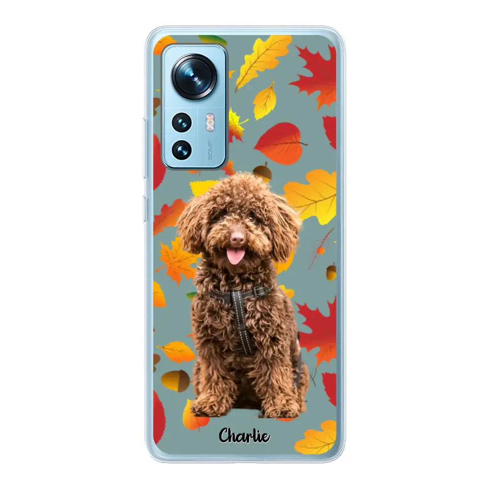 Feuilles A'automne Avec Photo - Coque De Téléphone Personnalisée - Android