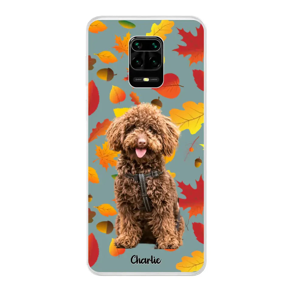 Feuilles A'automne Avec Photo - Coque De Téléphone Personnalisée - Android