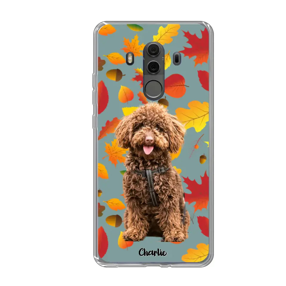 Feuilles A'automne Avec Photo - Coque De Téléphone Personnalisée - Android