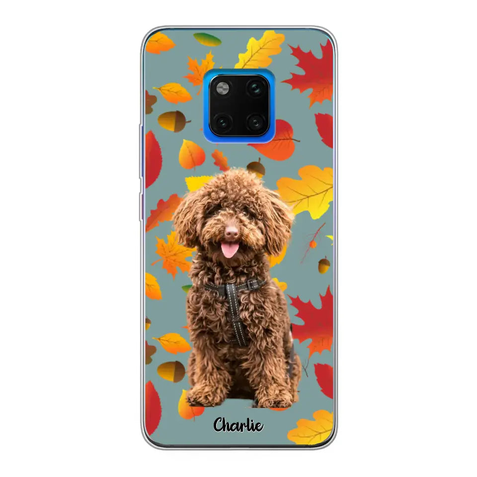 Feuilles A'automne Avec Photo - Coque De Téléphone Personnalisée - Android