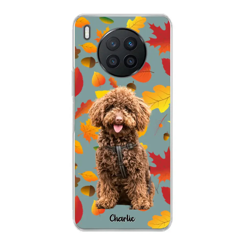 Feuilles A'automne Avec Photo - Coque De Téléphone Personnalisée - Android