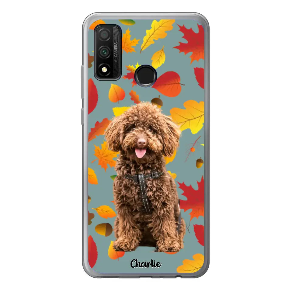 Feuilles A'automne Avec Photo - Coque De Téléphone Personnalisée - Android
