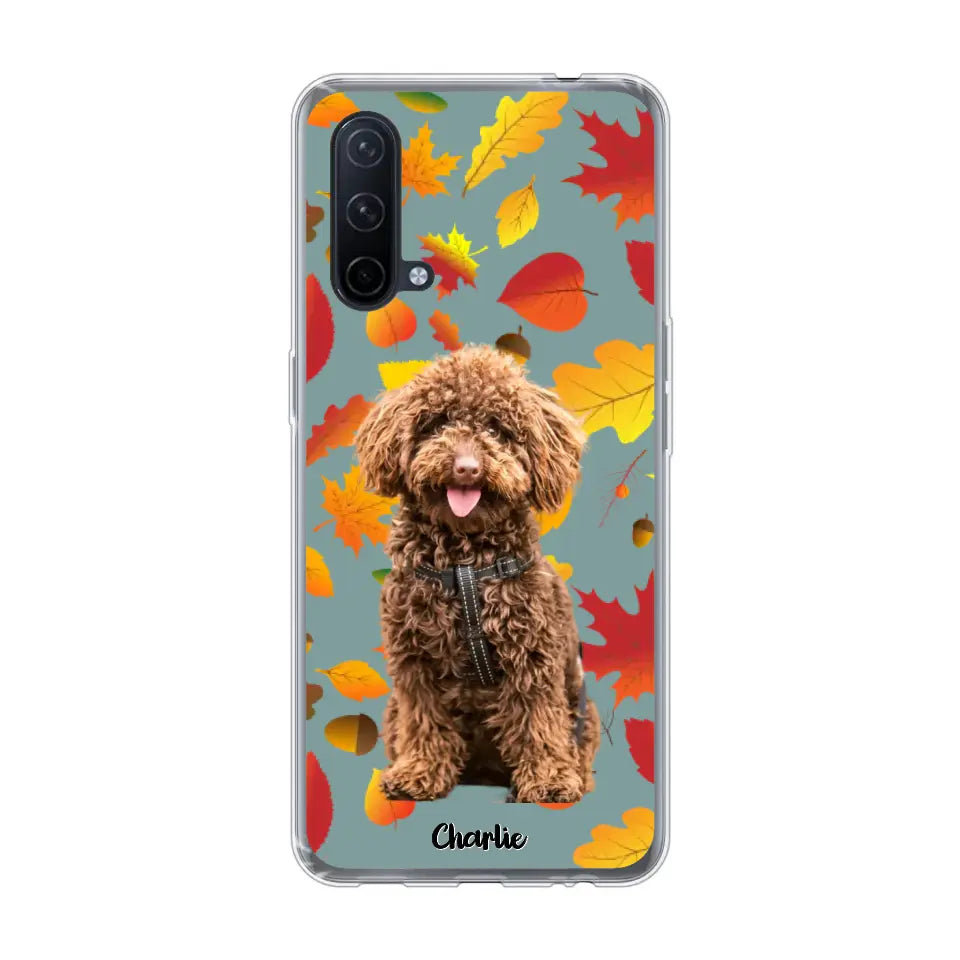 Feuilles A'automne Avec Photo - Coque De Téléphone Personnalisée - Android