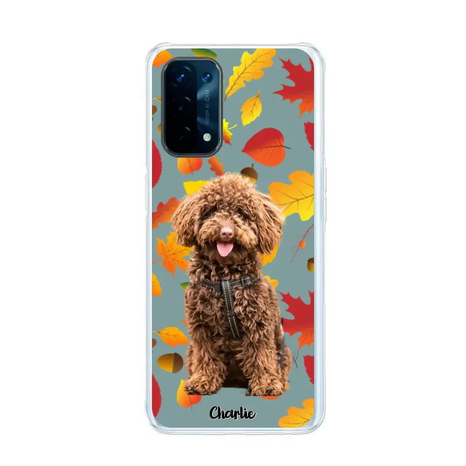 Feuilles A'automne Avec Photo - Coque De Téléphone Personnalisée - Android