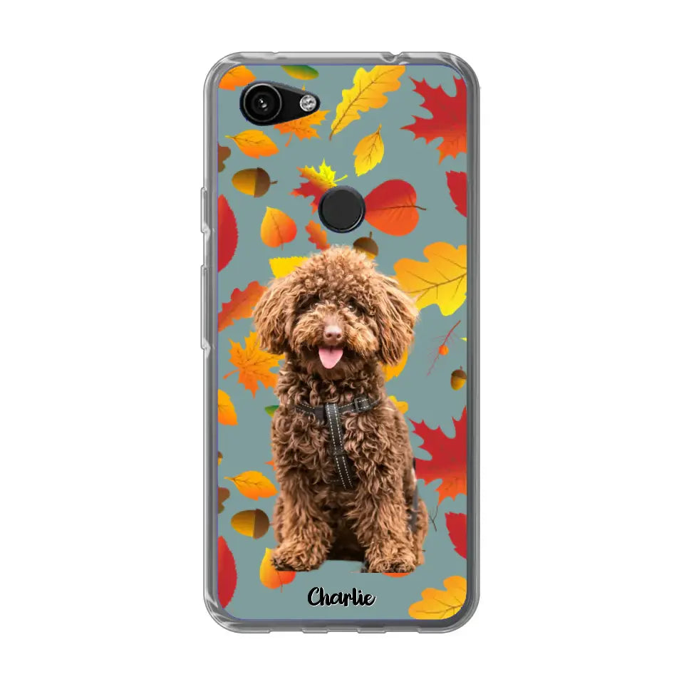 Feuilles A'automne Avec Photo - Coque De Téléphone Personnalisée - Android