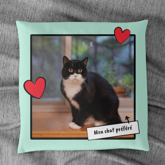 Mon Amour - Coussin Personnalisé