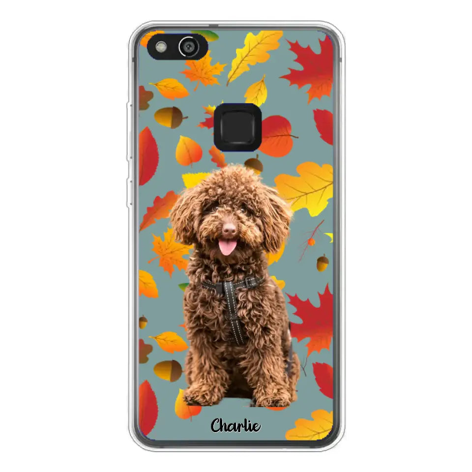 Feuilles A'automne Avec Photo - Coque De Téléphone Personnalisée - Android