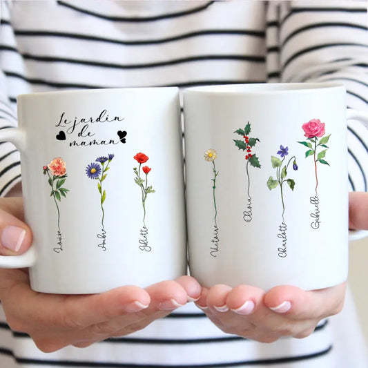Le Jardin De Maman / Mamie - Mug Personnalisée