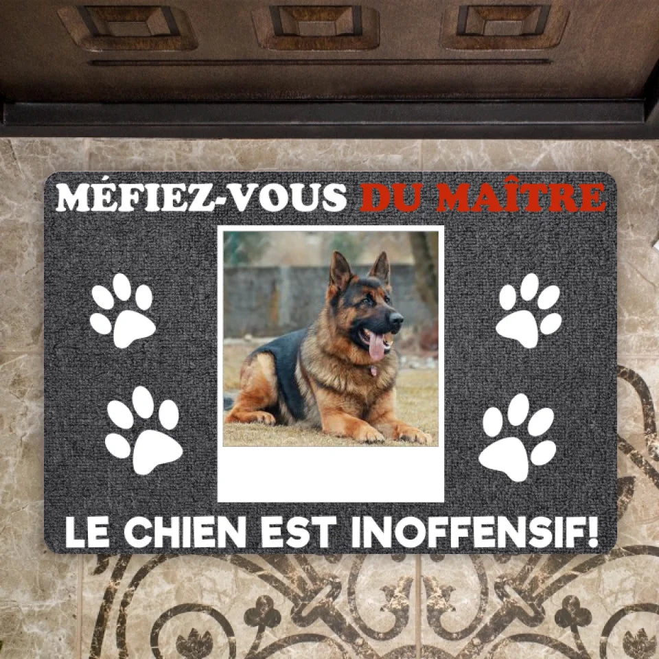 Beware the Master – Personalisierter dekorativer Teppich – Foto-Upload