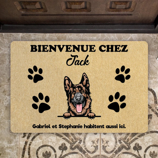 Personalisierter Dekoteppich „Welcome Home“