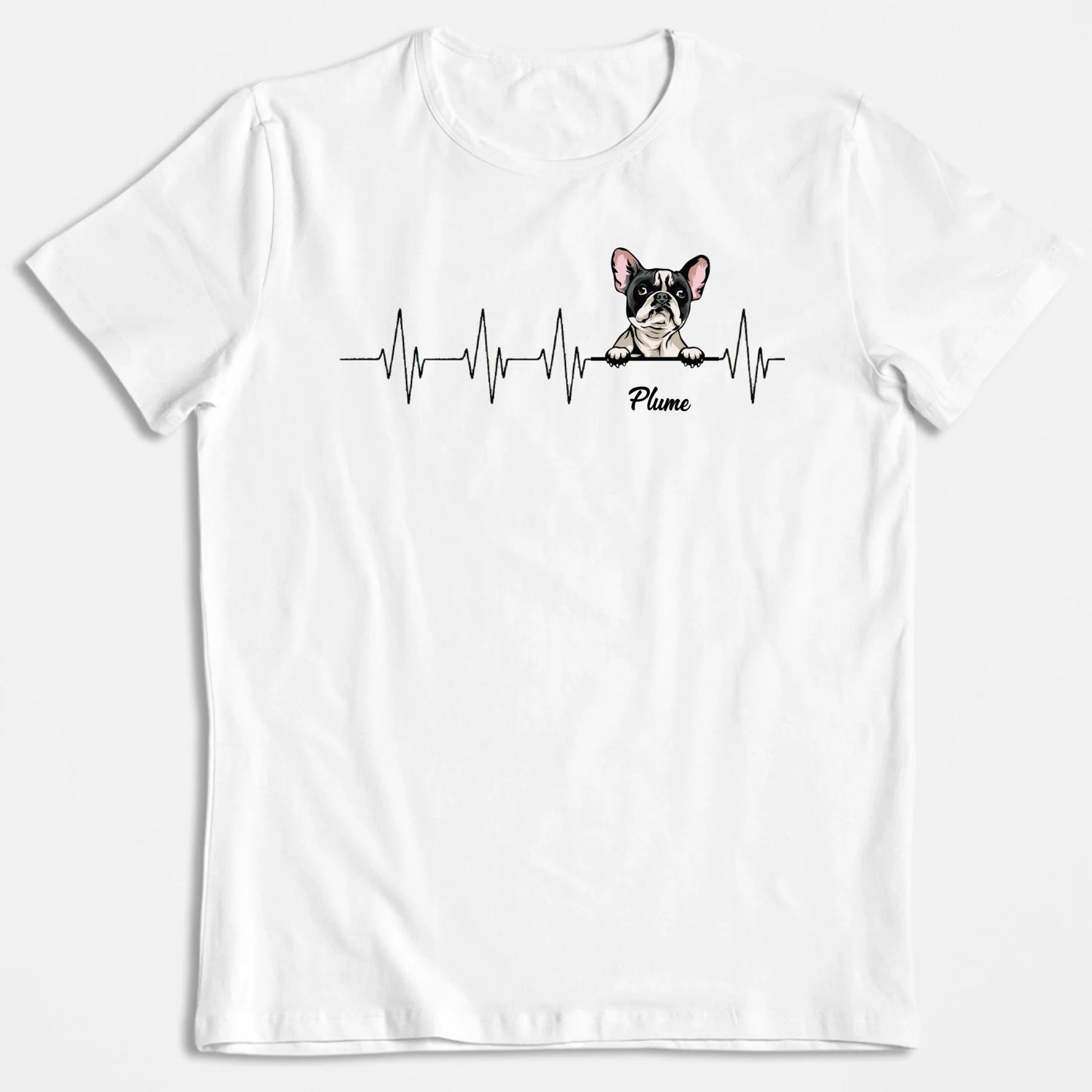T-Shirt Personnalisé "Mon Animal, Ma Ligne De Vie"
