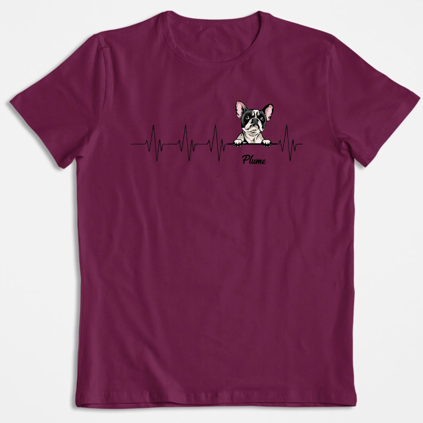 T-Shirt Personnalisé "Mon Animal, Ma Ligne De Vie"