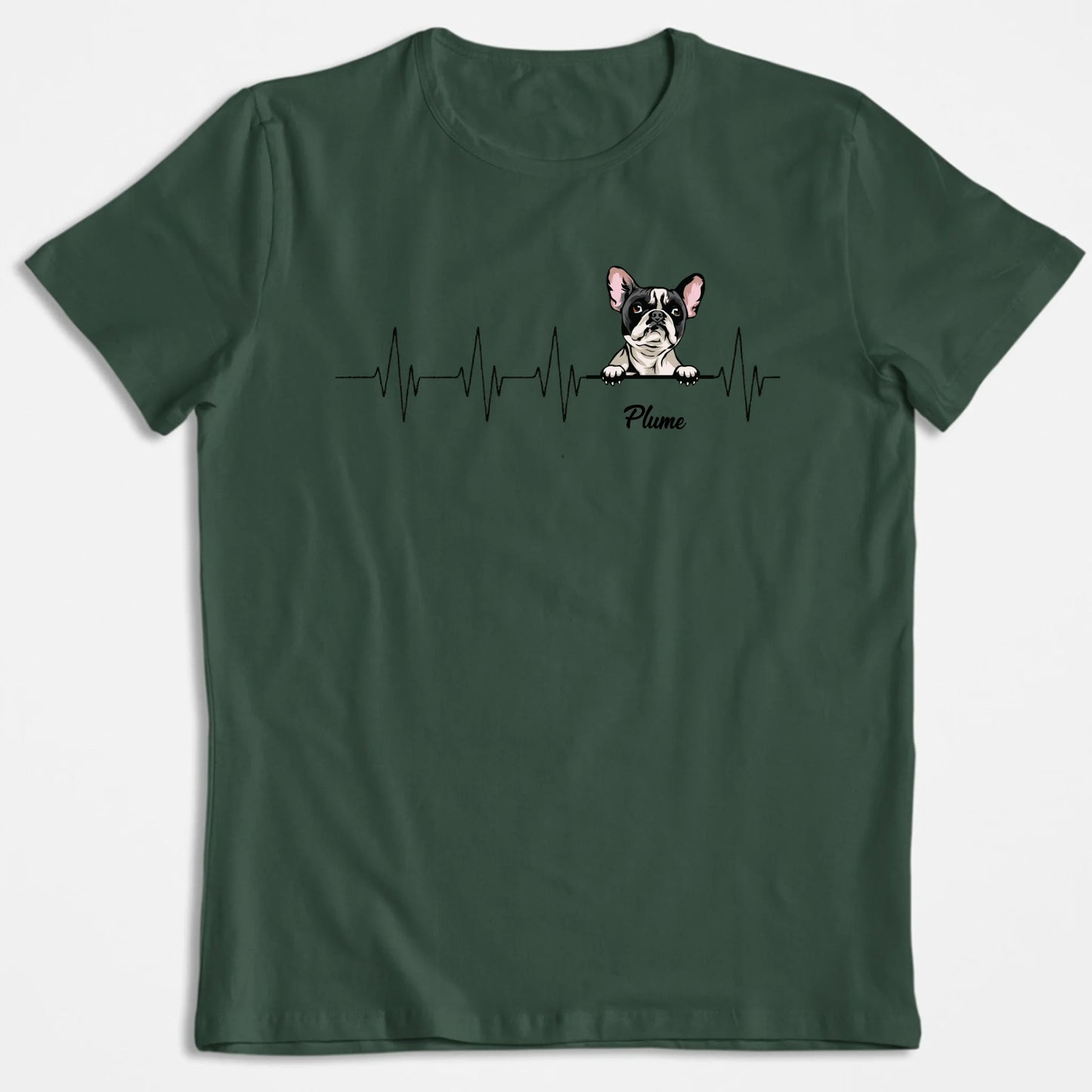 T-Shirt Personnalisé "Mon Animal, Ma Ligne De Vie"