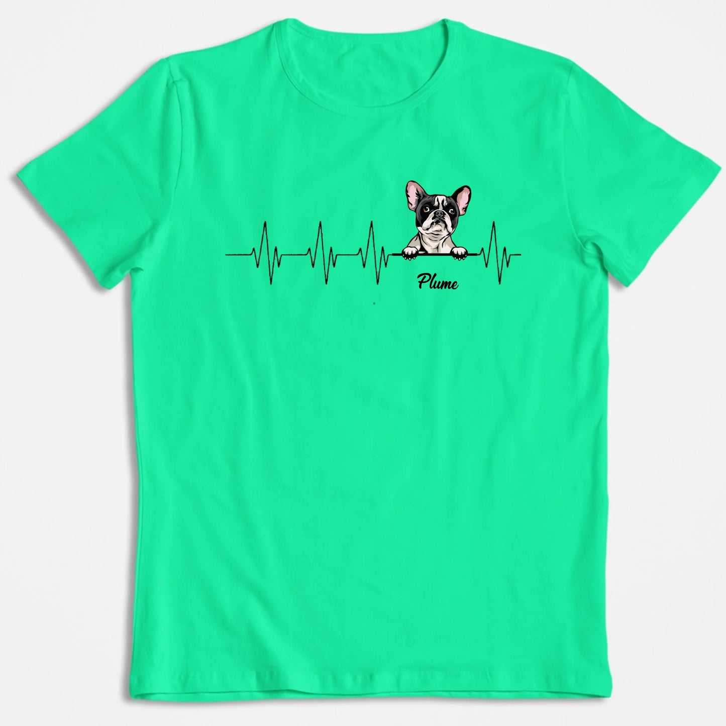 T-Shirt Personnalisé "Mon Animal, Ma Ligne De Vie"