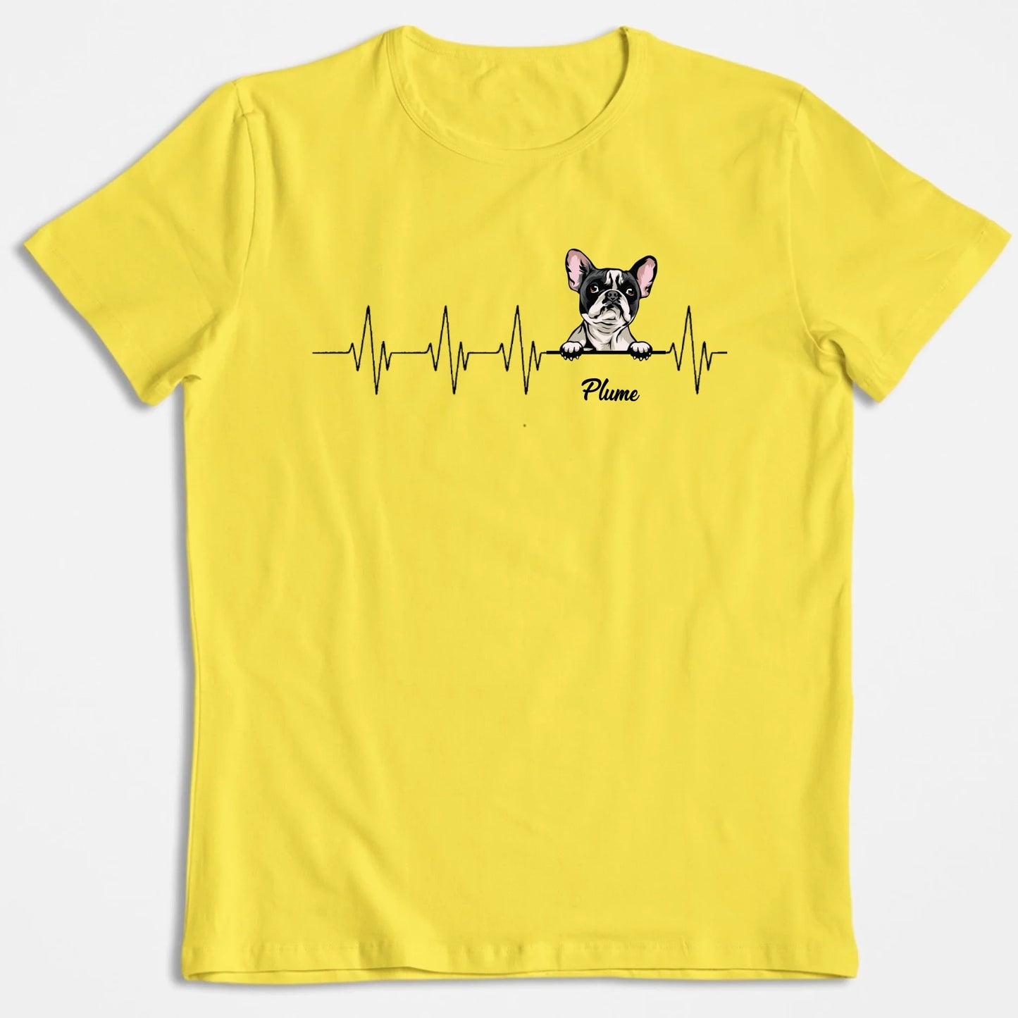T-Shirt Personnalisé "Mon Animal, Ma Ligne De Vie"