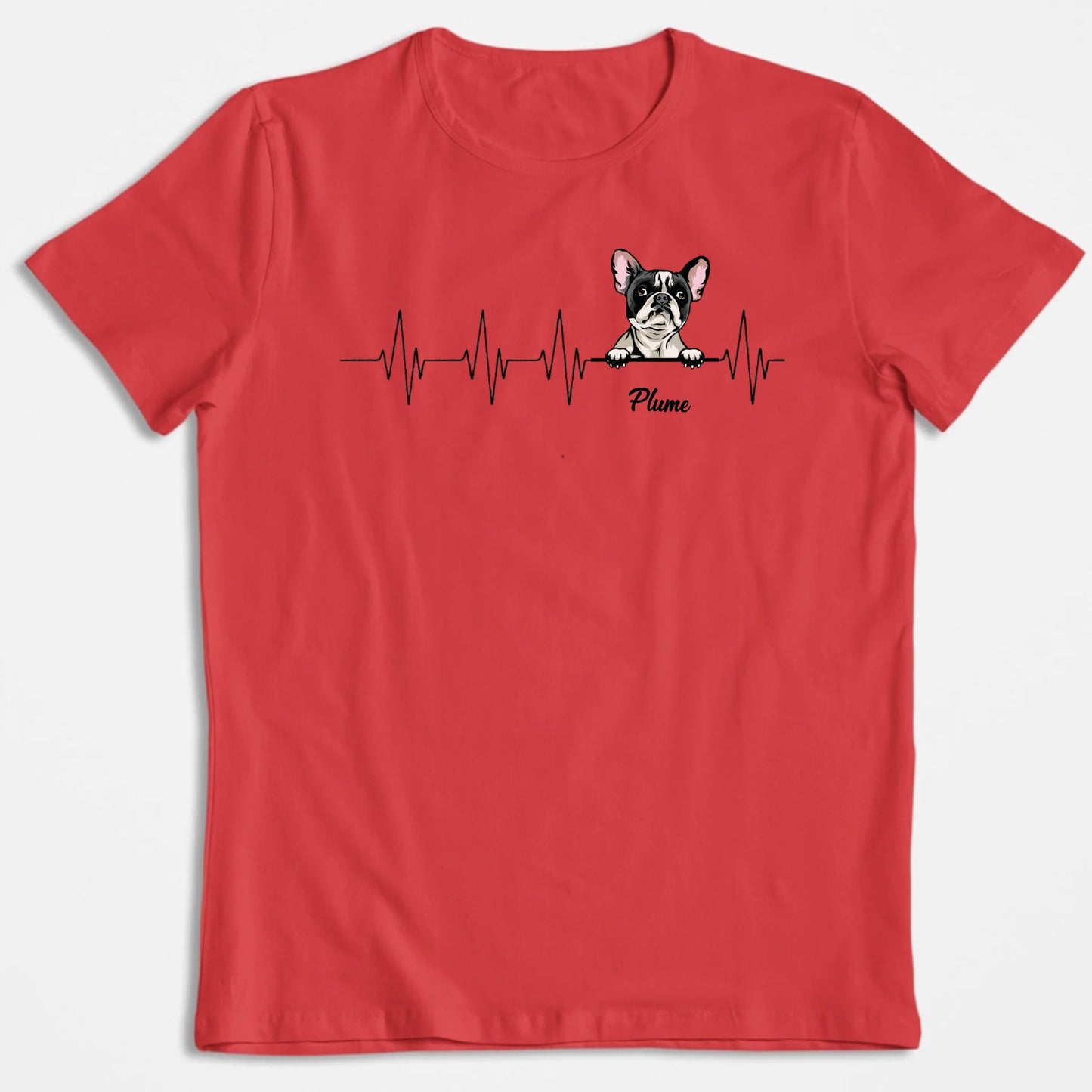 T-Shirt Personnalisé "Mon Animal, Ma Ligne De Vie"