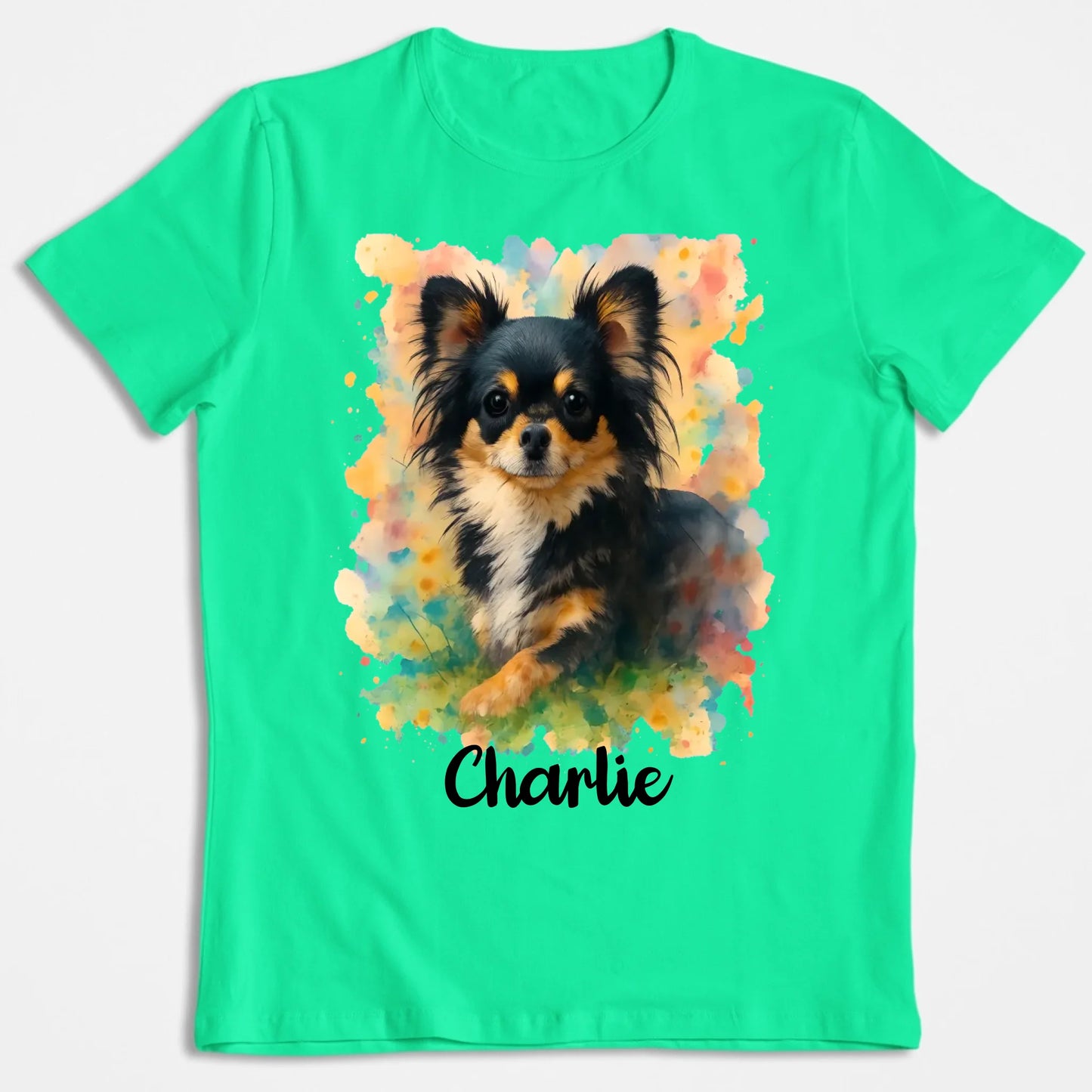 T-Shirt Personnalisé Animal Avec Photo Et Prénom