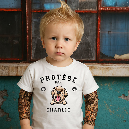 Protégé par les animaux de compagnie - T-Shirt enfant Personnalisé