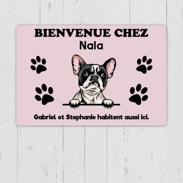 Plaque de porte personnalisée