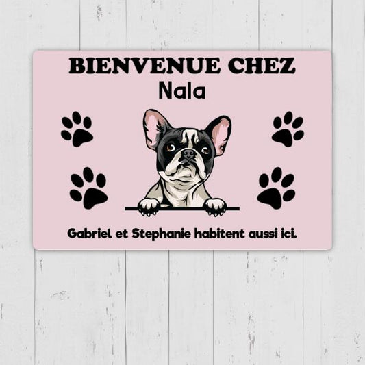 Plaque de porte personnalisée