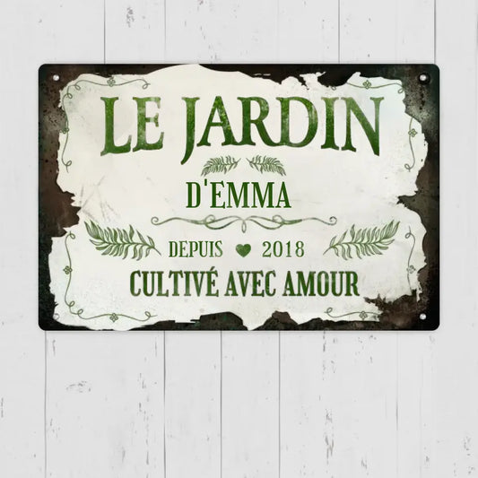 Pour Les Jardiniers - Plaque De Porte Personnalisé